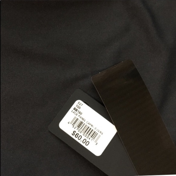 Bebe Capris With Cut Out Deign on leg bottom - Picture 6 of 6